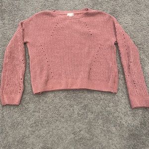 Pink sweater